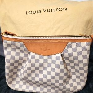 Louis Vuitton Siracusa Handbag Damier